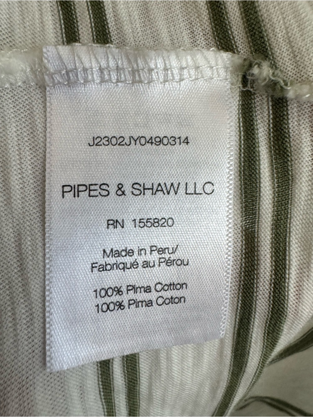 Veronica Beard Jeans Dree Striped Muscle Tee Tank Top Olive Small - Picture 4 of 4